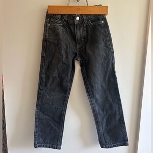 Calvin Klein Boys Charcoal Straight Jeans